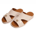 Men Sandal (Brown, White)